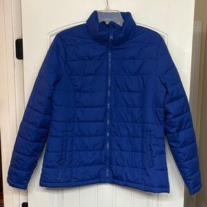Women's Old Navy Blue Puffer Jacket size Large